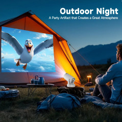 MagCubic преносим мултимедиен проектор Portable Multimedia Projector HY300 Pro+ - 4K, Android 11, Wi-Fi, Bluetooth 5.4