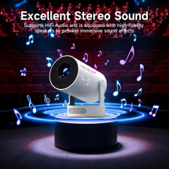 MagCubic преносим мултимедиен проектор Portable Multimedia Projector HY300 Pro+ - 4K, Android 11, Wi-Fi, Bluetooth 5.4