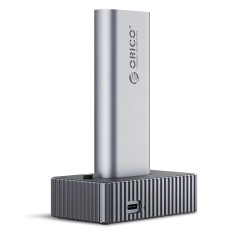 Orico външна кутия за диск/докинг станция Storage - Case/Docking Station - M.2 NVMe/NGFF - IT18C3-GY