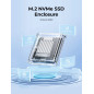 Orico външна кутия за диск Storage - Case - M.2 2230 NVMe - TC20-M2-10G-GY-BP - 10Gbps, Gray Orico външна кутия за диск Storage - Case - M.2 2230 NVMe - TC20-M2-10G-GY-BP - 10Gbps, Gray