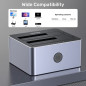 Unitek докинг станция Storage - HDD Dock - 2 BAY - Y-3026GY01-EU Unitek докинг станция Storage - HDD Dock - 2 BAY - Y-3026GY01-EU