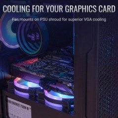 AeroCool кутия Case mATX - Trinity Mini-G-BK-v3 - 3 fans included, Tempered Glass