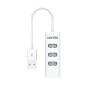 Unitek хъб USB 2.0 HUB 4 port White - Y-2146