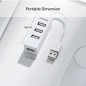 Unitek хъб USB 2.0 HUB 4 port White - Y-2146