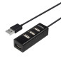 Unitek хъб USB 2.0 HUB 4 port - Y-2140
