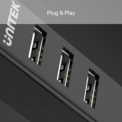 Unitek хъб USB 2.0 HUB 4 port - Y-2140