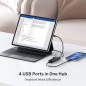 Unitek хъб HUB USB-C 4 port - 4 x USB3.0 Black - Y-3089Z01