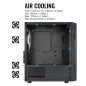 AeroCool кутия Case mATX - Trinity Mini-G-BK-v3 - 3 fans included, Tempered Glass AeroCool кутия Case mATX - Trinity Mini-G-BK-v3 - 3 fans included, Tempered Glass