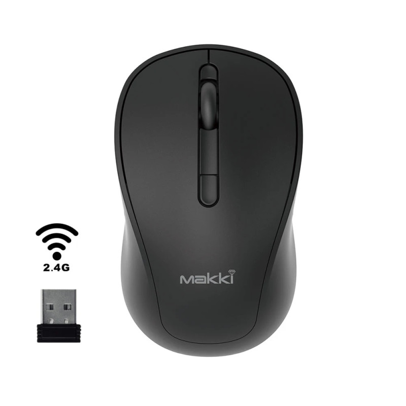 Makki безжична мишка Wireless Mouse MAKKI-MSX-2408 - Silent, 1600dpi, 2.4G Makki безжична мишка Wireless Mouse MAKKI-MSX-2408 - Silent, 1600dpi, 2.4G