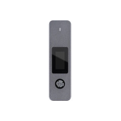 VCom външна кутия за диск Storage - Case - M.2 NVMe/SATA M/B key - USB-C/A Gen.2 10Gbps, Fingerprint Encryption - CU855SN-F