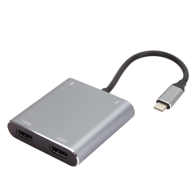 VCom докинг станция Docking Station USB-C 4-in-1 - CU450S - HDMI x 2, USB2.0, USB-C PD3.0 100W, MST VCom докинг станция Docking Station USB-C 4-in-1 - CU450S - HDMI x 2, USB2.0, USB-C PD3.0 100W, MST