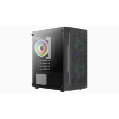 AeroCool кутия Case mATX - Trinity Mini-G-BK-v3 - 3 fans included, Tempered Glass