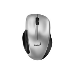 Genius безжина безшумна мишка Mouse Wireless Silent - Ergo 8200S Silver - Silent, 2.4GHz, USB-C receiver