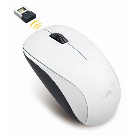 Genius безжична мишка Wireless Mouse - NX-7000 White - 2.4GHz