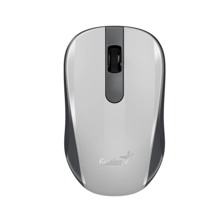 Genius безжина безшумна мишка Wireless Silent Mouse - NX-8008S White+Gray - Silent, 2.4GHz