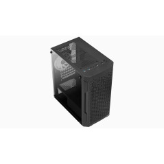 AeroCool кутия Case mATX - Trinity Mini-G-BK-v3 - 3 fans included, Tempered Glass