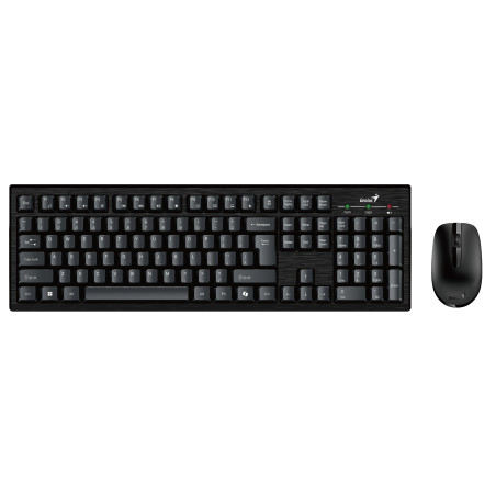 Genius клавиатура и мишка Wireless Keyboard and Mouse - KM-8101 Black - AI, BG, 2.4GHZ