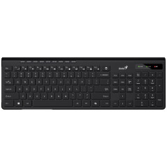 Genius клавиатура кирилизирана безжична Wireless Slim Keyboard SlimStar 7230 Black - AI, BG, 2.4Ghz