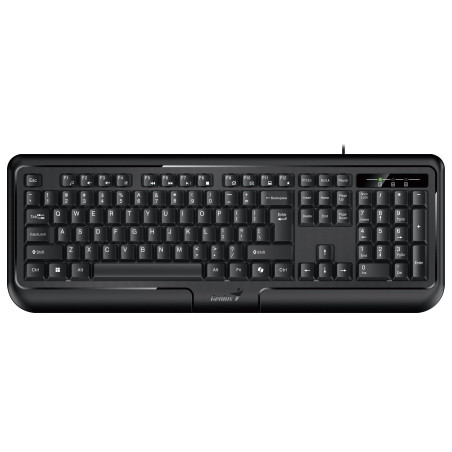 Genius клавиатура кирилизирана Smart Keyboard KB-118 II Black - AI, BG Layout, USB
