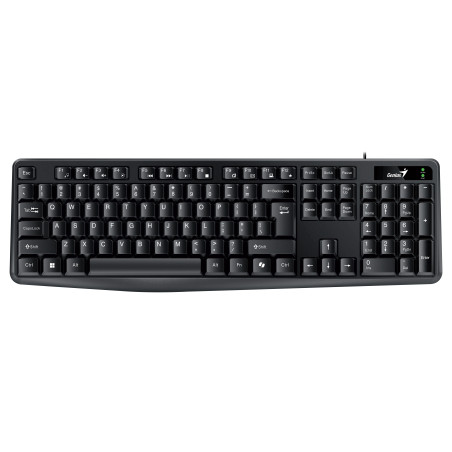 Genius клавиатура кирилизирана Smart Keyboard KB-117 Black - AI, BG Layout, USB