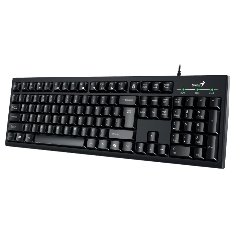 Genius клавиатура кирилизирана Smart Keyboard KB-100 Black - AI, BG Layout, USB Genius клавиатура кирилизирана Smart Keyboard KB-100 Black - AI, BG Layout, USB