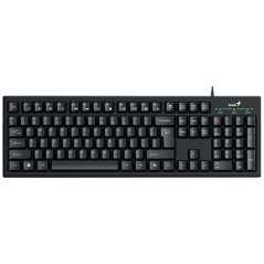 Genius клавиатура кирилизирана Smart Keyboard KB-100 Black - AI, BG Layout, USB
