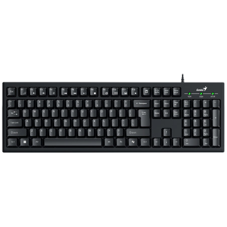 Genius клавиатура кирилизирана Smart Keyboard KB-100 Black - AI, BG Layout, USB