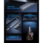 Orico хъб HUB USB-C 5 port - USB3.0 x 1, USB2.0 x 2, USB-C x 2, Aluminium - YSA4-U2-GY Orico хъб HUB USB-C 5 port - USB3.0 x 1, USB2.0 x 2, USB-C x 2, Aluminium - YSA4-U2-GY