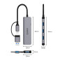 Orico хъб HUB USB-C/USB-A 4 port - USB3.0 x 1, USB2.0 x 3, Aluminium - YSA5-U3-GY Orico хъб HUB USB-C/USB-A 4 port - USB3.0 x 1, USB2.0 x 3, Aluminium - YSA5-U3-GY