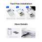 Orico външна кутия за диск Storage - Case - 2.5 inch 5Gbps USB-C Transparent - TX25C3-GY-BP Orico външна кутия за диск Storage - Case - 2.5 inch 5Gbps USB-C Transparent - TX25C3-GY-BP