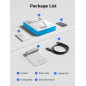 Orico външна кутия за диск Storage - Case - 2.5 inch 5Gbps USB-C Transparent - TX25C3-GY-BP Orico външна кутия за диск Storage - Case - 2.5 inch 5Gbps USB-C Transparent - TX25C3-GY-BP