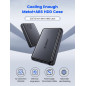 Orico кутия за диск Storage - Case - 3.5 inch USB-C black - DDL35-C3-EU-BK Orico кутия за диск Storage - Case - 3.5 inch USB-C black - DDL35-C3-EU-BK