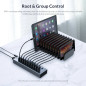 Orico хъб USB3.0 HUB 7 port with Power Adapter, On/Off buttons, Aluminium - BT2U3-7AB-EU-GY Orico хъб USB3.0 HUB 7 port with Power Adapter, On/Off buttons, Aluminium - BT2U3-7AB-EU-GY