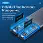Orico външна кутия за диск Storage - Case - M.2 NVMe Dual-Bay - USB-C 10Gbps, Aluminium - AM2C3-2N-GY Orico външна кутия за диск Storage - Case - M.2 NVMe Dual-Bay - USB-C 10Gbps, Aluminium - AM2C3-2N-GY