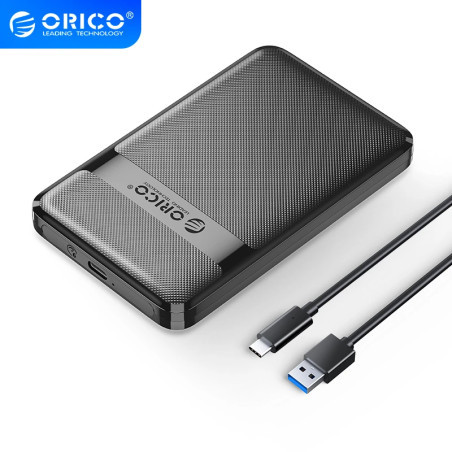 Orico кутия за диск Storage - Case - 2.5 inch USB-C - 2577C3-V1-BK