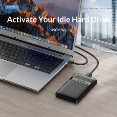 Orico кутия за диск Storage - Case - 2.5 inch USB-C - 2577C3-V1-BK
