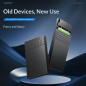 Orico външна кутия за диск Storage - Case - 2.5 inch USB3.0 Black - 2526U3-V1-BK