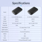 Orico кутия за диск Storage - Case - 2.5 inch USB-C - 2020C3-V1-BK