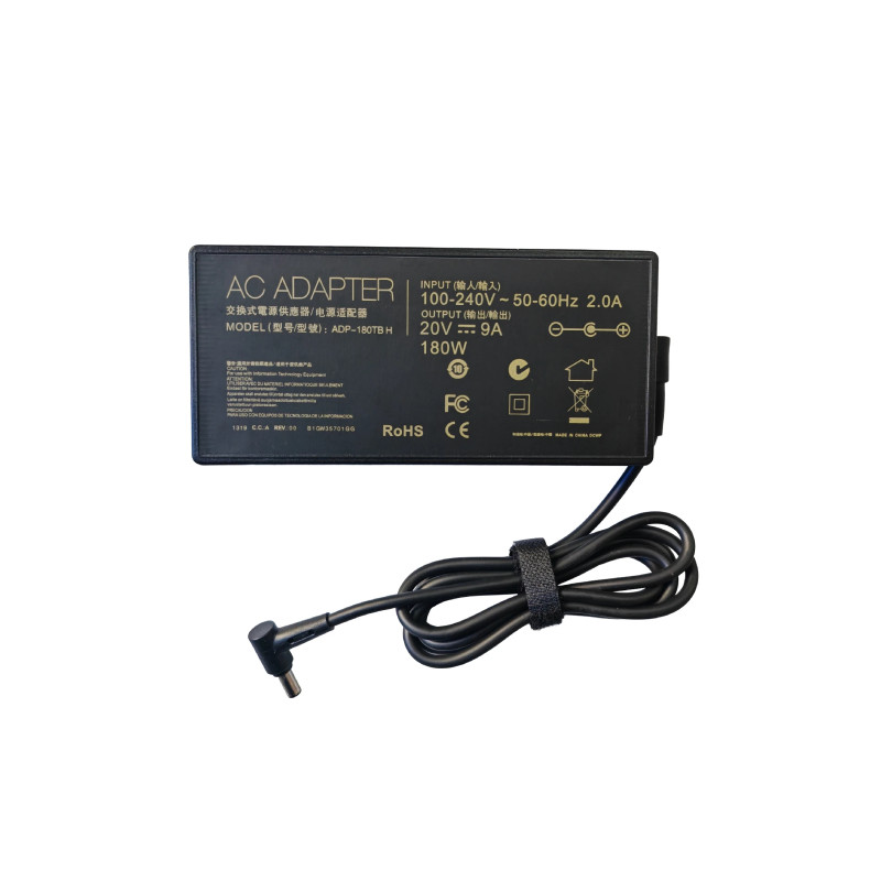 Makki зарядно за лаптоп заместител Laptop Adapter ASUS - 20V 9A 180W 6.0x3.7mm - MAKKI-NA-AS-88 Makki зарядно за лаптоп заместител Laptop Adapter ASUS - 20V 9A 180W 6.0x3.7mm - MAKKI-NA-AS-88