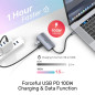 Unitek докинг станция Docking Station Type-C 5-in-1 - uHUB P5 Trio D1051A - USB-C PD100W x 1, HDMI x 2, VGA, USB3.0 x 1 Unitek докинг станция Docking Station Type-C 5-in-1 - uHUB P5 Trio D1051A - USB-C PD100W x 1, HDMI x 2, VGA, USB3.0 x 1
