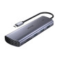 Unitek докинг станция Type-C Docking Station PD3.0 100W - HDMI, USB-C x 1, USB3.0 x 3, LAN, SD, VGA - D1113A Unitek докинг станция Type-C Docking Station PD3.0 100W - HDMI, USB-C x 1, USB3.0 x 3, LAN, SD, VGA - D1113A
