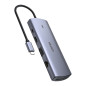 Unitek докинг станция Type-C Docking Station PD3.0 100W - HDMI, USB-C x 1, USB3.0 x 3, LAN, SD, VGA - D1113A Unitek докинг станция Type-C Docking Station PD3.0 100W - HDMI, USB-C x 1, USB3.0 x 3, LAN, SD, VGA - D1113A