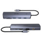 Unitek докинг станция Type-C Docking Station PD3.0 100W - HDMI, USB-C x 1, USB3.0 x 3, LAN, SD, VGA - D1113A Unitek докинг станция Type-C Docking Station PD3.0 100W - HDMI, USB-C x 1, USB3.0 x 3, LAN, SD, VGA - D1113A