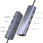 Unitek докинг станция Type-C Docking Station PD3.0 100W - HDMI, USB-C x 1, USB3.0 x 3, LAN, SD, VGA - D1113A Unitek докинг станция Type-C Docking Station PD3.0 100W - HDMI, USB-C x 1, USB3.0 x 3, LAN, SD, VGA - D1113A