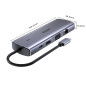 Unitek докинг станция Type-C Docking Station PD3.0 100W - HDMI, USB-C x 1, USB3.0 x 3, LAN, SD, VGA - D1113A Unitek докинг станция Type-C Docking Station PD3.0 100W - HDMI, USB-C x 1, USB3.0 x 3, LAN, SD, VGA - D1113A