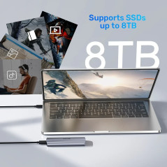Unitek външна кутия за диск Storage - Case - M.2 NVMe M-key 10 Gbps - S1241B