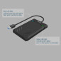 Unitek кутия за диск Storage Case - DiskGuard Raiden 2.5 inch USB3.0 - Y-3036 Unitek кутия за диск Storage Case - DiskGuard Raiden 2.5 inch USB3.0 - Y-3036