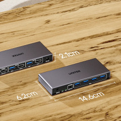 Unitek превключвател KVM Switch - HDMI 4K@60Hz - V1309AGY01
