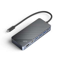 Orico докинг станция Portable Docking station M.2 SATA/NVMe - HDMI, USB3.2-A x 1, USB-C (10Gbps) x 1,USB-C (PD100W), USB2.0-A x 