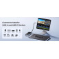 Orico докинг станция Portable Docking station M.2 SATA/NVMe - HDMI, USB3.2-A x 2, USB-C (10Gbps) x 1,USB-C (PD100W), SD/TF - OM2 Orico докинг станция Portable Docking station M.2 SATA/NVMe - HDMI, USB3.2-A x 2, USB-C (10Gbps) x 1,USB-C (PD100W), SD/TF - OM2